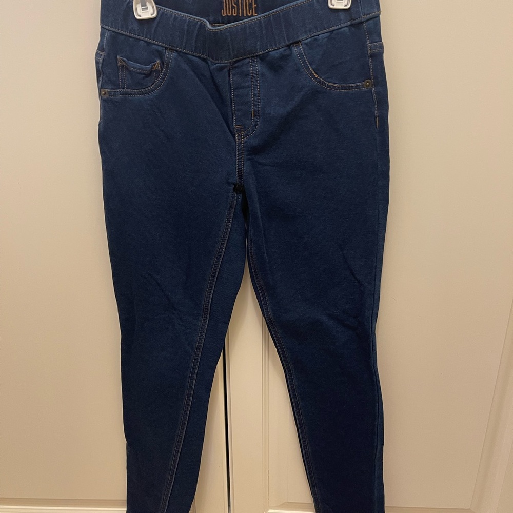 Mid rise jeans justice jeans legging size 12